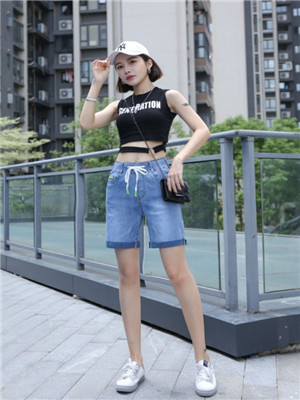 W35486806女牛仔五分裤MD