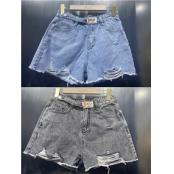 W6753525女牛仔三分裤HH