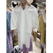 W999920718外购女短袖衬衫