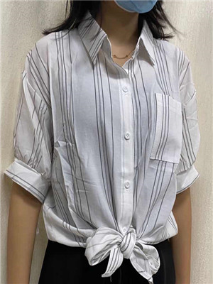 W35257336女中袖衬衫MD$欧米乐9556