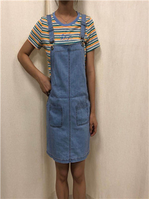 W34033402女夏季背带套装裙MD(系)