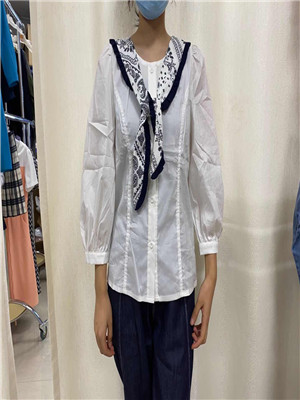 W90101063女中袖衬衫MD