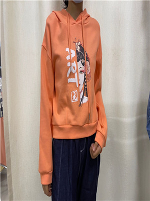W36306333C女长袖带帽卫衣MD