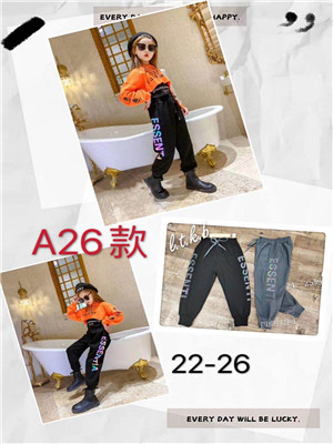 W6874A26女中大童休闲长裤MD