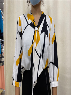 W32589005女中袖衬衫HH