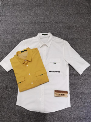 W1382908男中袖衬衫HD质