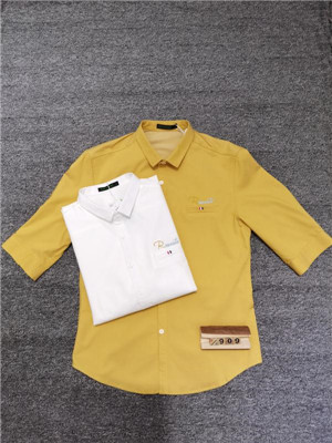 W1382909-1 男中袖衬衫HH