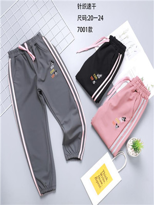 W68747001女中童休闲长裤MD
