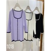 W00651018女中袖毛衣MD