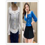 W355583女九分袖衬衫MD