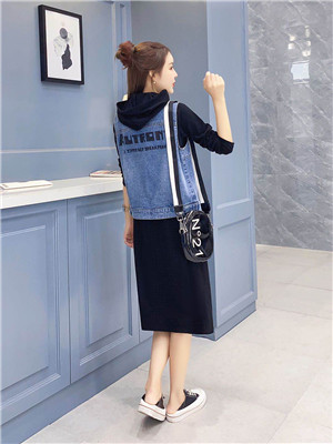 W7024913女秋季两件套裙MD