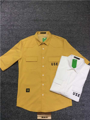 W1382907-1 男中袖衬衫HH