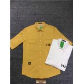 W1382907-1 男中袖衬衫HH