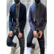 W341202032 男假两件毛衣MD