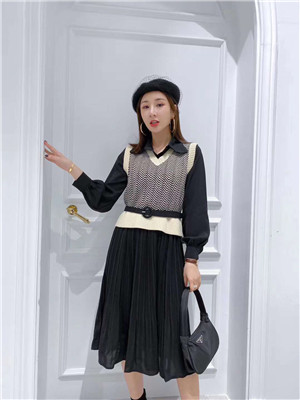 W3543907 女秋季两件套裙MD(系)