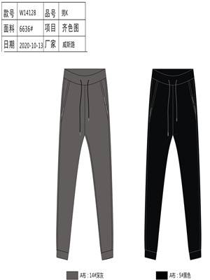 W345814128 男休闲加绒长裤MD