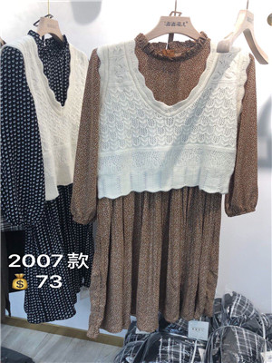 W91122007女秋季两件套裙MD