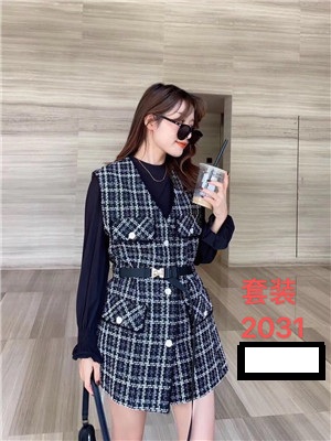 W20662031女秋季两件套裙MD(系)