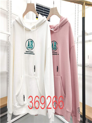 W38169266女长袖带帽加绒卫衣MD
