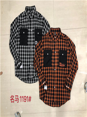 W39501191男长袖衬衫(磨毛)MD(系)