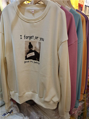 W04507365女长袖加绒卫衣MD