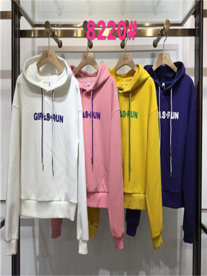 W02368220女长袖带帽卫衣(系)MD