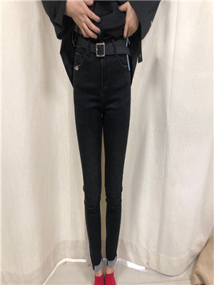 W37011001女牛仔长裤(系)MD(磨毛)