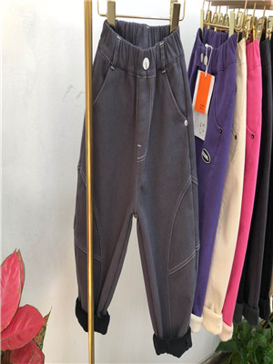 W658065男中童休闲长裤(加绒)MD