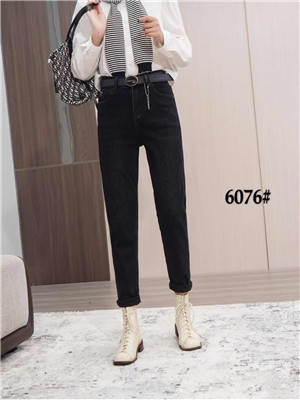 W38406076女牛仔长裤(植绒)MD