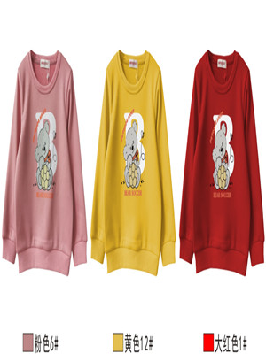 W345890338女中童长袖卫衣(加绒)MD