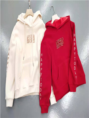 020T31955 女长袖加绒卫衣(系)MD