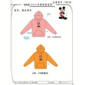 W35505833女长袖带帽卫衣(双面绒)MD