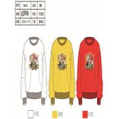 W34588291男女大童长袖卫衣(加绒)MD