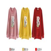 W345890338女中童长袖卫衣(加绒)MD