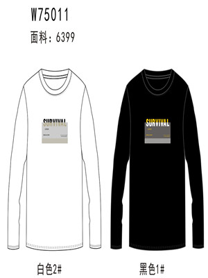 010T75011 男长袖加绒卫衣MD