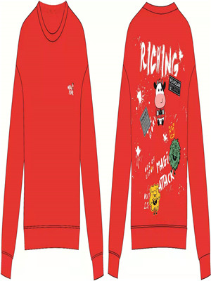 020T22631 亲子女长袖卫衣MD