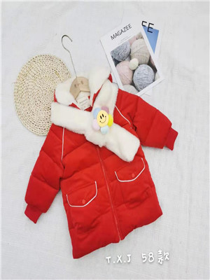 030W58女小童加厚外套MD