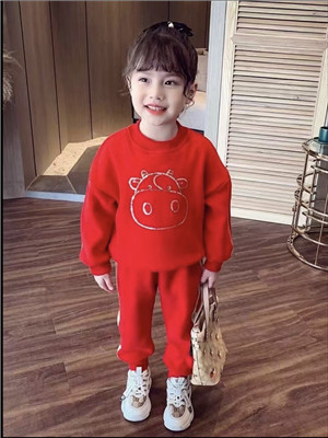 030U66151女中童长袖套装MD