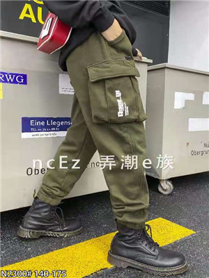 030K2300男大童休闲长裤(加绒)MD