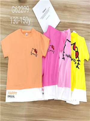 030T2209 女大童短袖T恤MD