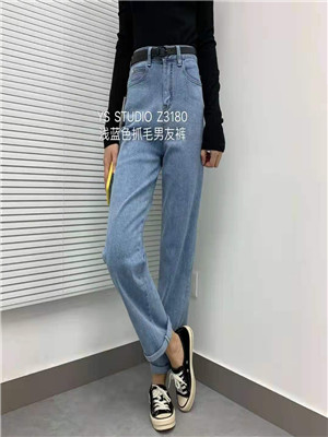 020K3180女牛仔长裤(抓毛)MD