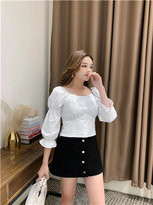 020C2105女中袖衬衫(系)MD