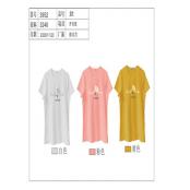 020T3952 女短袖T恤MD