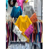 020T548女短袖T恤(系)MD(磨毛)