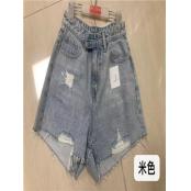 020K3262女牛仔三分裤(系)MD