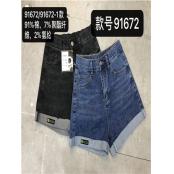 020K91672女牛仔三分裤MD