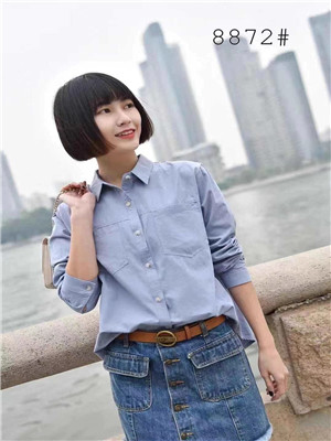 020C8872女长袖衬衫(系)MD