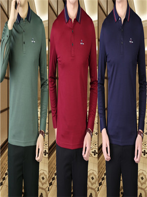 011T1796 男商务长袖T恤HH