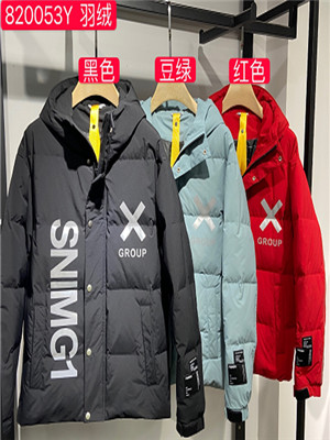 011W820053 男加厚羽绒外套HH